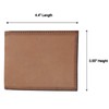 CAZORO Wallet for Men Hunter Leather RFID Blocking Bifold Stylish