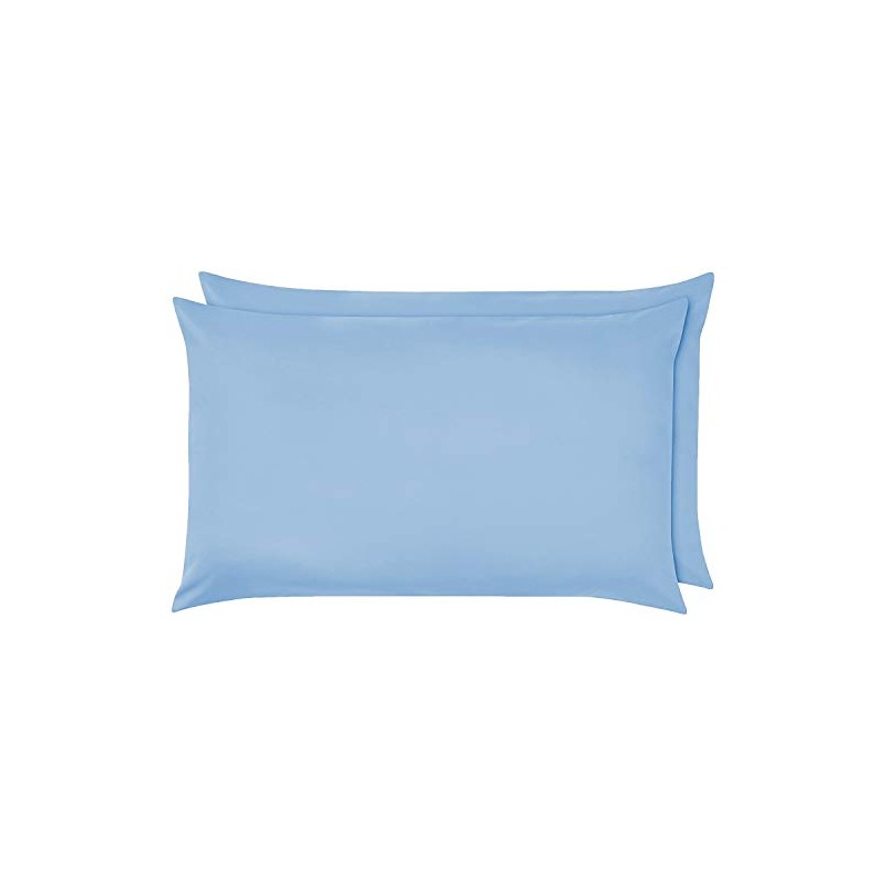 NIYS Luxury Bedding Finest 100% Egyptian Cotton Pillowcase Pair (Sky