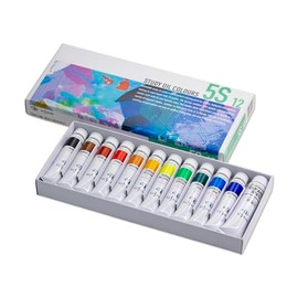 クサカベ(Kusakabe) 油絵具 習作用 油絵具セット 11色セット 5S-12 20ml