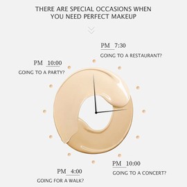 VENZEN Makeup Beauty Cream 3pcs Gift Box Carpet Flowers Colors Ivory White Foundation Powder Moisturizing Concealer Lipstick