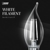Feit Electric BPCFC40950CAWFIL/4 Daylight Flame Tip Exposed White Filament LED