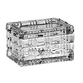 Barski Cut Crystal Large Rectangle Jewelry Box/Candy Box, 5." Long, Made in Europe