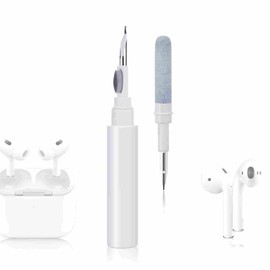 Ultimate Earbud Cleaning Kit – Multi-Function Cleaning Pen-Precision Tools for Crystal-Clear Sound White