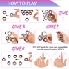 Cevioce Cevioce 9Pcs Magnetic Rings Fidget Toy Set, ADHD Anxiety
