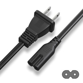 [UL Listed] 6Ft AC TV Power Cord Cable Compatible with Apple TV 1st, 2nd, 3rd, 4th, 5th Generation (4K)