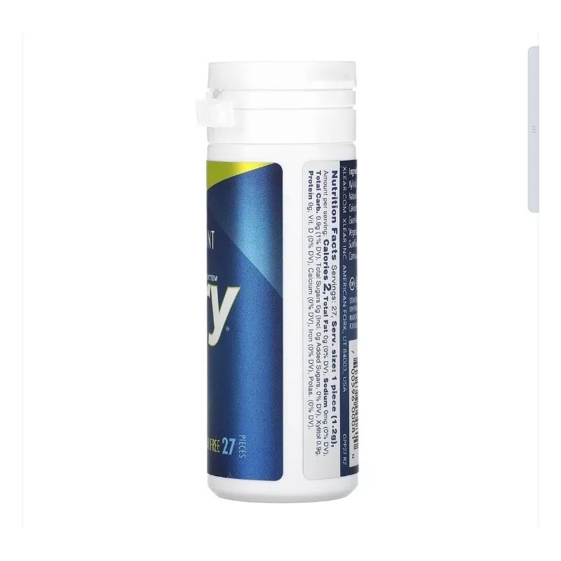 SPRY GUM Xylitol Gum PEPPERMINT Sugar Aspartame Free 162 Pcs