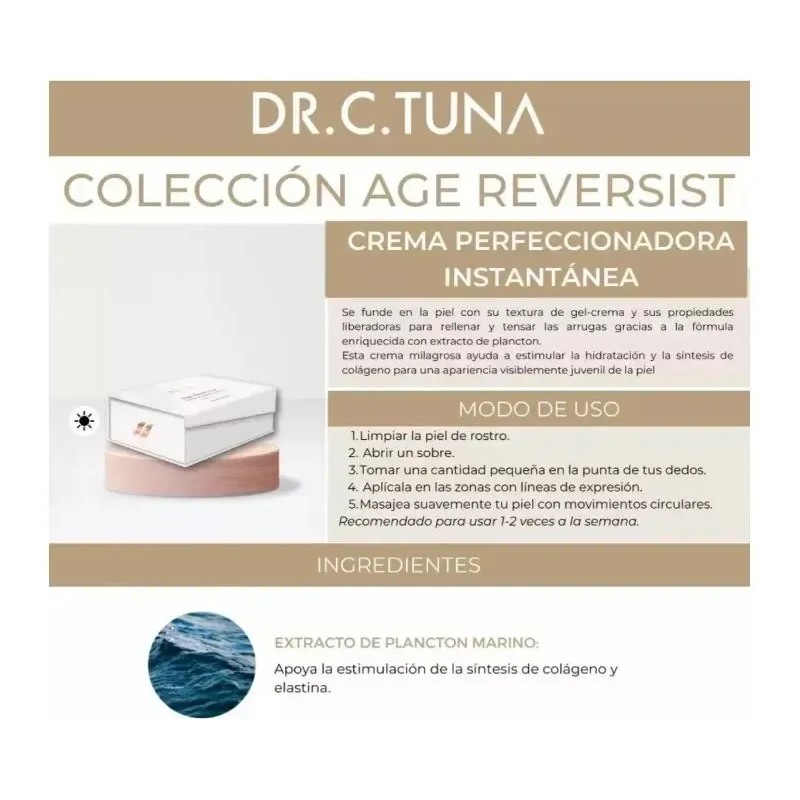 5 Pz Crema Aliza Arrugas Instantaneo Age Reversist Farmasi