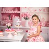 Kate Sweet Heart Backdrops Pink Kitchen Theme Girls Birthday Party