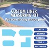 Freetime Fun Custom Pool Liner for Inground Pool. Oval, Grecian,
