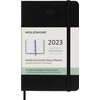 Moleskine Weekly Planner 2023, 12-Month Weekly Calendar with Horizontal Layout,