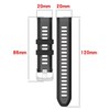 CUNUJIX Silicone Watch Bands Compatible with Garmin Forerunner 165, Soft