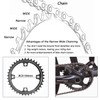 Newgoal 104 BCD narrow and wide single chain link, 32T/34T/36T