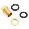 Anxingo 1/2 Inch External Thread & Internal Thread Bulkhead Fittings,