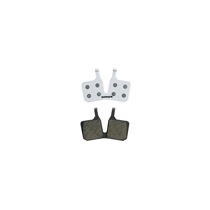 Sixpack Semi Metallic Magura MT5 4-Piston Brake Pads, Black, One