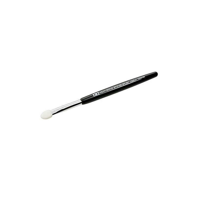 TAMIYA 300087083 Weathering Brush Medium Foam, Silver