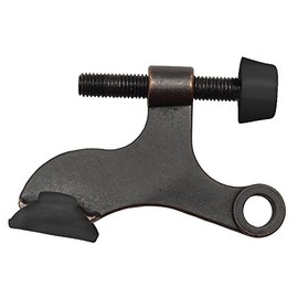 Designers Impressions Oil Rubbed Bronze Heavy Duty Hinge Pin Adjustable Door Stop : 4461