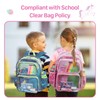 Bagseri Clear Backpack for Kids - 15 Inch Clear Bookbag