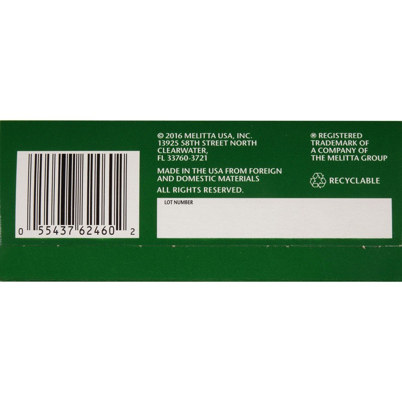 Melitta #4 Cone Coffee Filters, Natural Brown, 100 Count, Pack