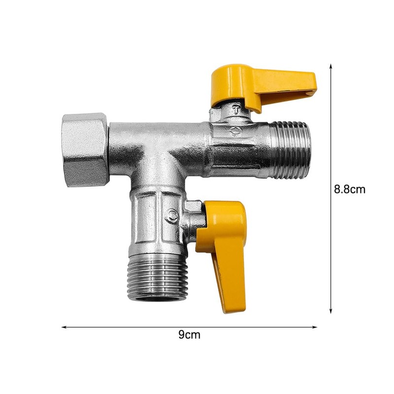 POFET T Distributor 1/2 Inch Made Of Brass With 2