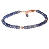 LKBEADS iolite 3.5mm rondelle shape faceted cut gemstone beads 7