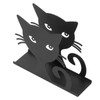 2pcs Metal Napkin Holder Innovative Hollow Out Cat Shape Paper