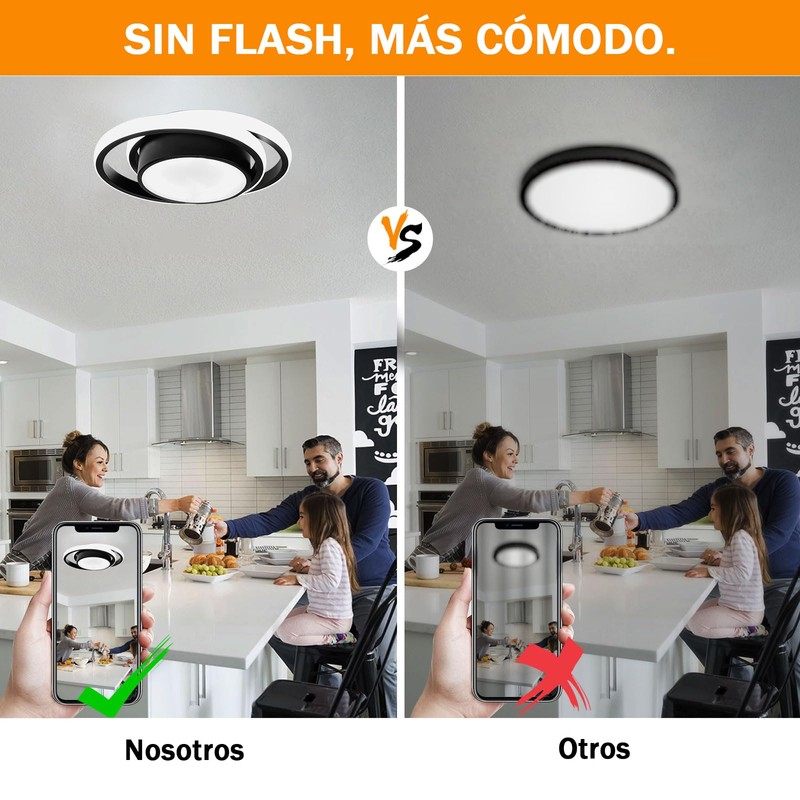 EIDEARAY Motion Sensor LED Ceiling Light Indoor, 36W Cool White