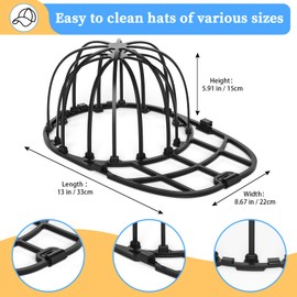 Eiito Hat Washer for Washing Machine - Cleaner for Baseball Caps, Say Goodbye to Deformed Dirty Hats