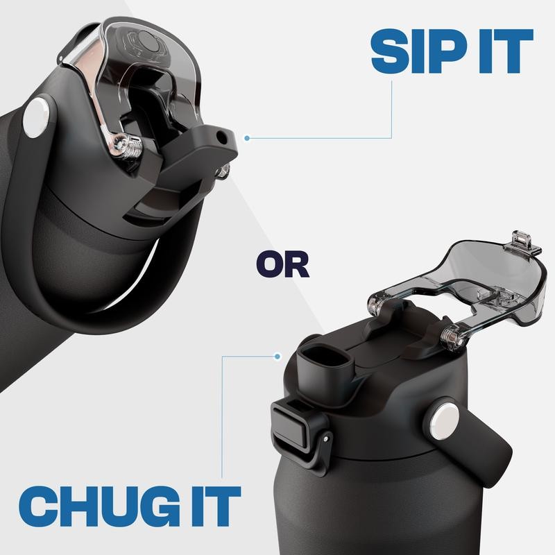 Bottle Buddy | Dual Function lid Water Bottle | Stainless