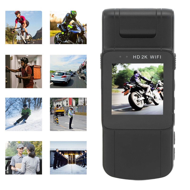 2K Ultra HD Pocket Body Worn Camera Mini Clip Video