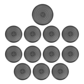 12pcs Arcade Button Cover 20.2mm 25.3mm Mechanical Push Button Cover for Kailh for Cherry for Akko for Glorious Switches Black