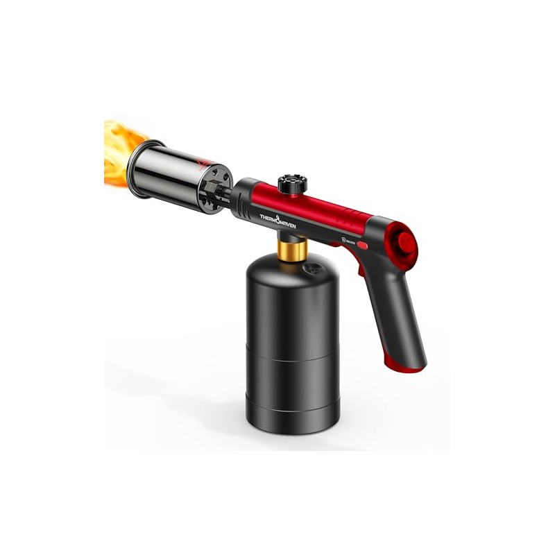 Culinary Propane Torch Lighter, Adjustable Blow Torch for Sous Vide