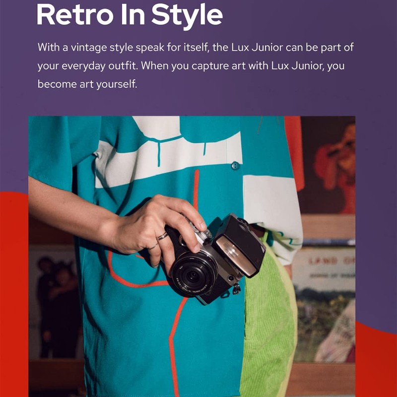 Godox Lux Junior Retro Camera Flash Speedlite Compatible for Nikon