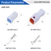 MUYI 5 Kits 6 Pin Way JST Waterproof Connector 26-22