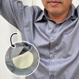 Underarm Sweat Prevention Sweat Absorbing Pads Underarm Patches 10-Pack / 겨터파크 방지 땀 흡수 패드 겨드랑이 패치 겨땀 10매입