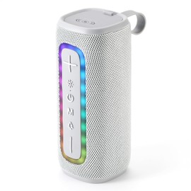 CONTROL EXPERT Bocina Bluetooth, Portátil, Puerto USB, Sonido Estéreo (Gris)