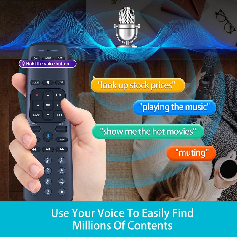 ZWP Replacement Voice Remote Control for DirecTV Stream AT&T TV