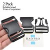 HAO PRO Quick Side Release Buckles Clips Snaps Dual Adjustable