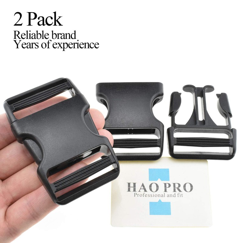 HAO PRO Quick Side Release Buckles Clips Snaps Dual Adjustable