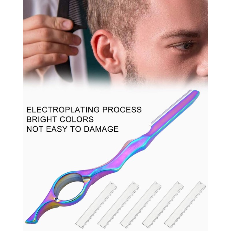 WUNZILO 11-Piece Set Hair Styling Razor Hair Thinning Comb Hair