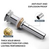 Vessel Sink Drain Stopper Chrome Solid Brass Bathroom Pop up