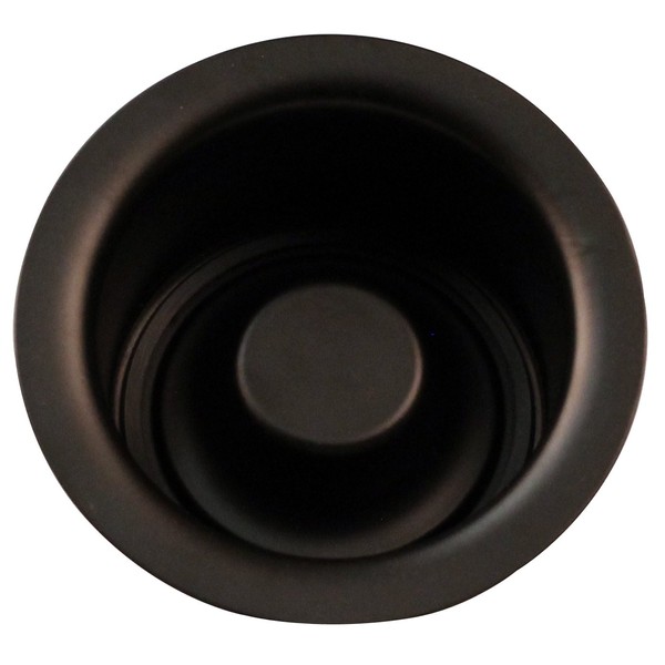 Westbrass R2082-12 3-1/2" Extra-Deep Collar Kitchen Sink Waste Disposal Flange & Stopper, 1-Pack, Oil Rubbed Bronze