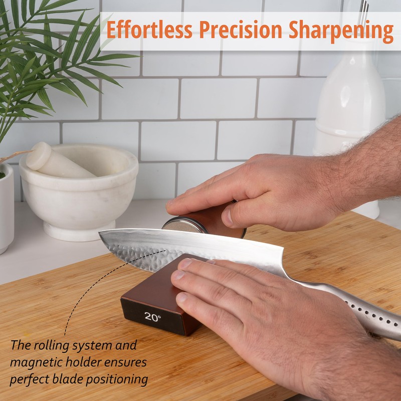 The Rolling Knife Sharpener – Knife Sharpening for Razor-Sharp Blades