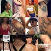 Cardi B Temporary Tattoo Set