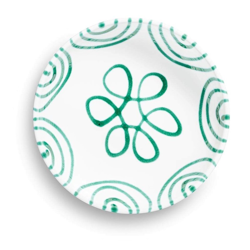 Gmundner 0100 SASA17 Salad Bowl Green-Flamed 17 cm