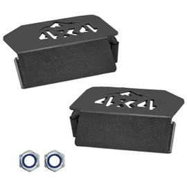 Foot Pegs for Jeep Wrangler 2007-2024JK JL 4XE Gladiator JT,4X4 Pattern Upgraded 120° Wrangler Foot Pegs Metal Rest Pedal