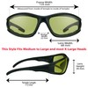 Bikershades Bifocal Safety Motorcycle Glasses Night Yellow Z87 +2.00