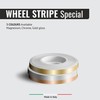 Racing Wheel Stripes with Applicator Tool, Gloss Gold, 5 mm