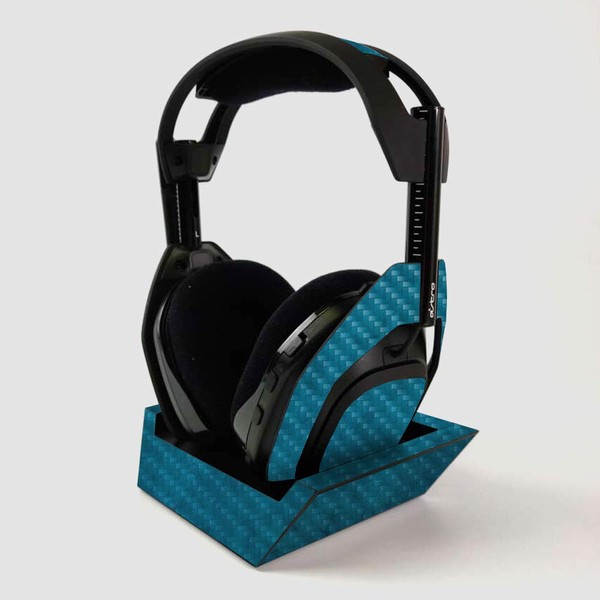 MightySkins Carbon Fiber Skin For ASTRO Gaming A50 Wireless Headphones