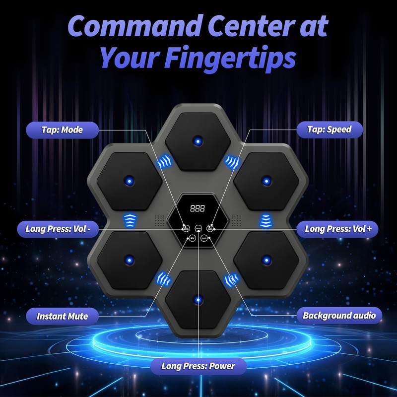 Smart Music Boxing Machine for Kids & Adults – Interactive