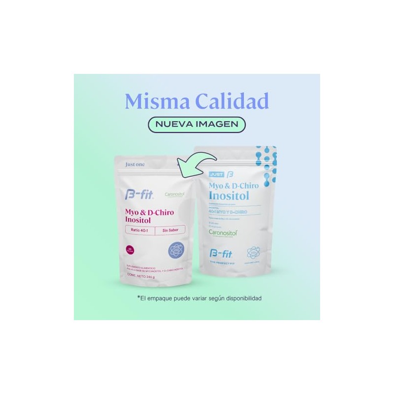B-FIT Myo Inositol y D-Chiro Inositol Fórmula 40:1